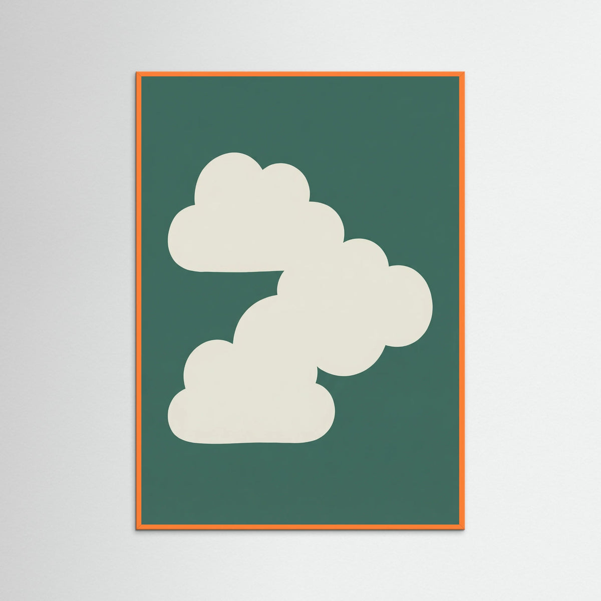 Orange Wood Organic Vessel