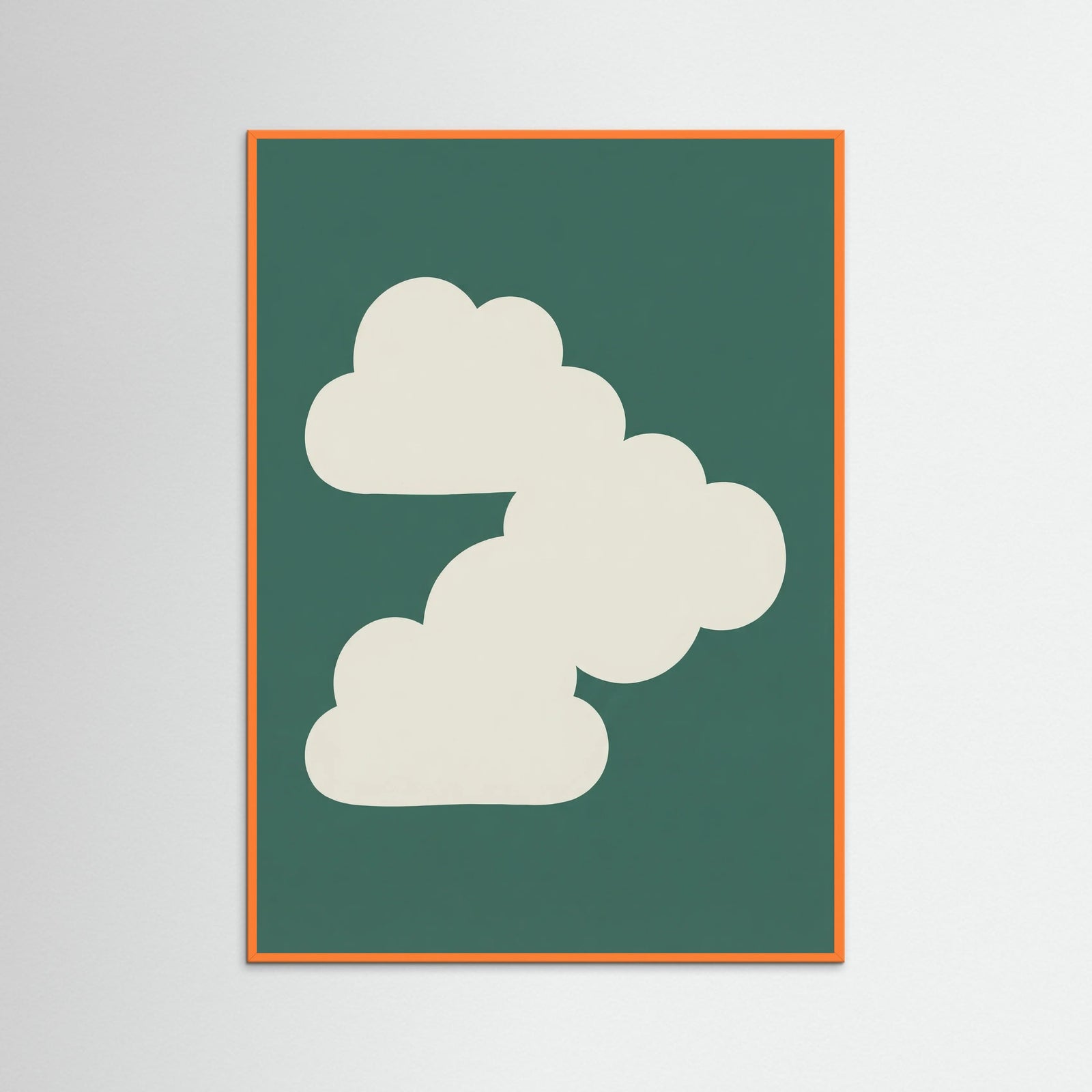 Orange Wood Organic Vessel