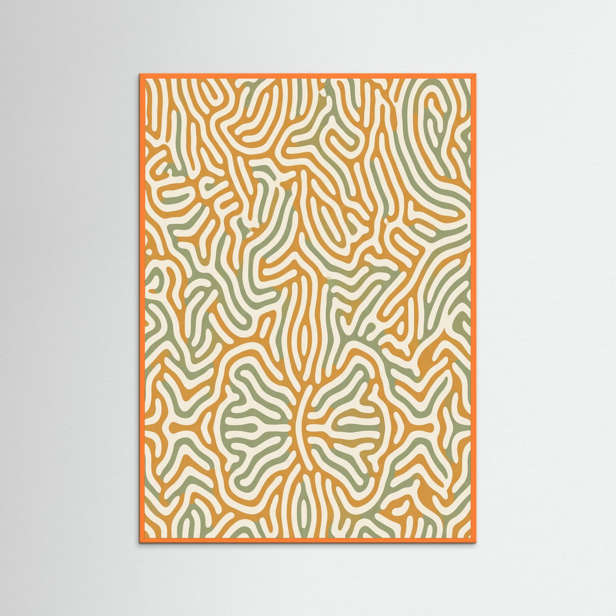 Orange Wood Organic Wavelengths