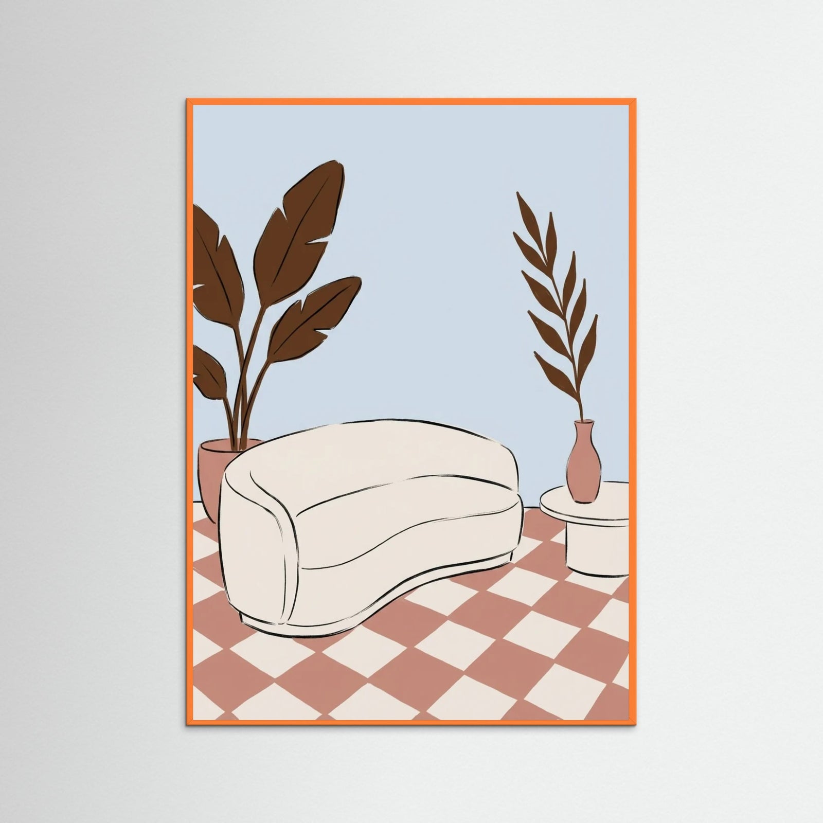 Orange Wood Pale Serenity