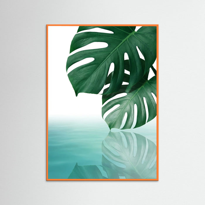 Orange Wood Palm Serenity