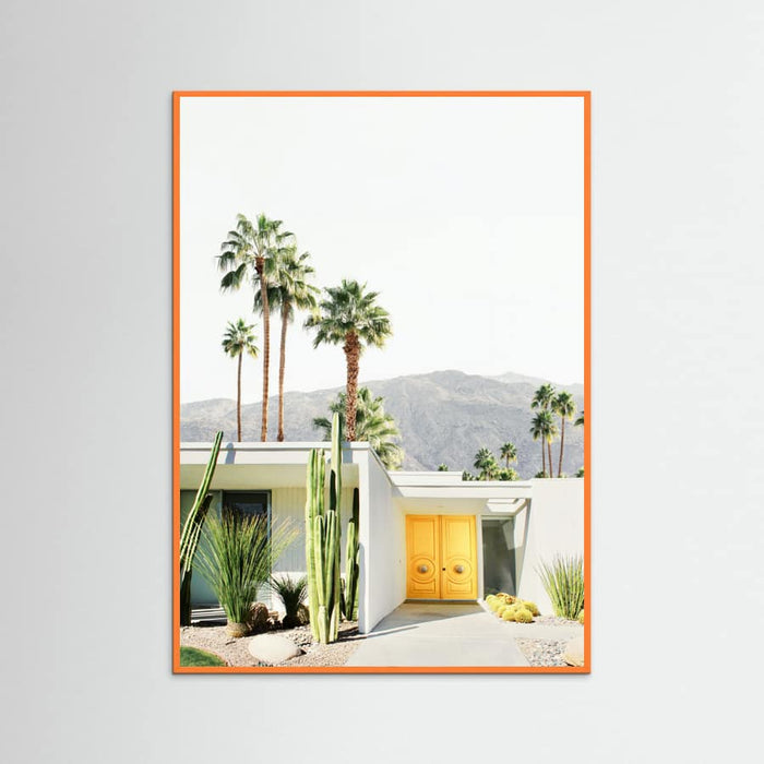 Palm Springs Yellow Door Poster – poster and art print