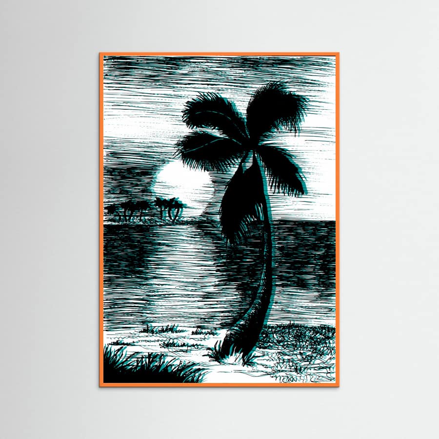 Palm5 Poster – poster and art print