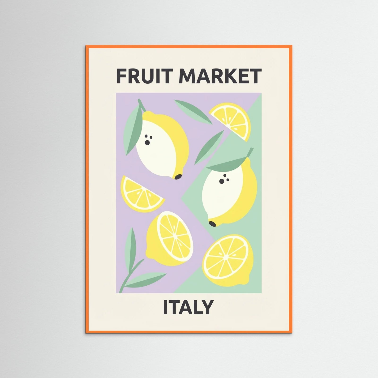 Orange Wood Paris Daisies