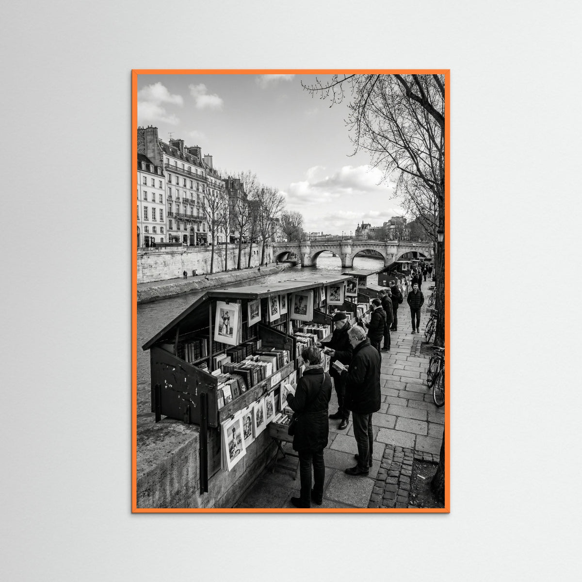 Orange Wood Parisian Cafe Corner