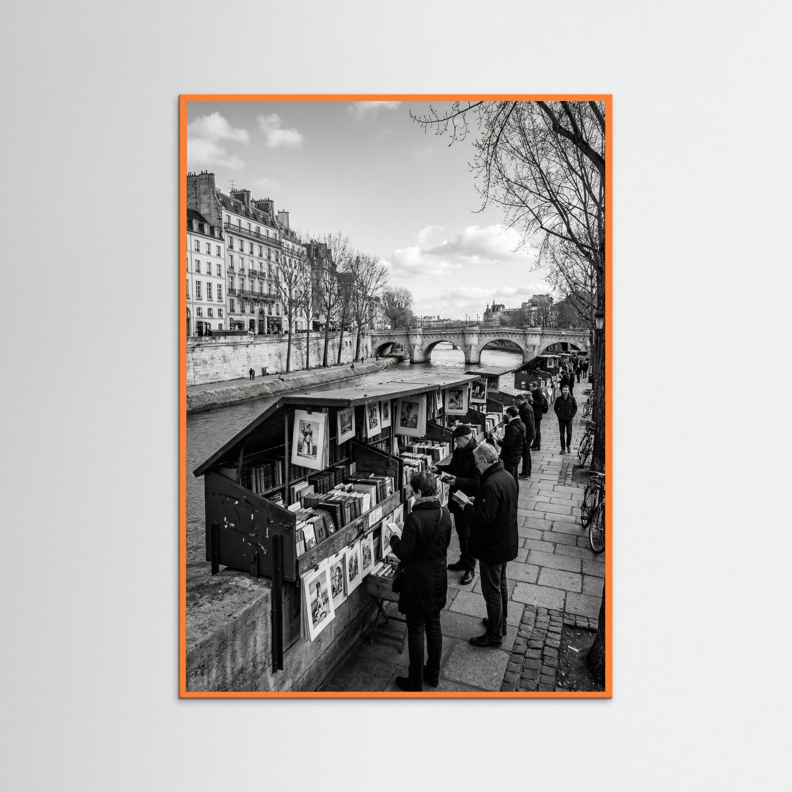 Orange Wood Parisian Cafe Corner