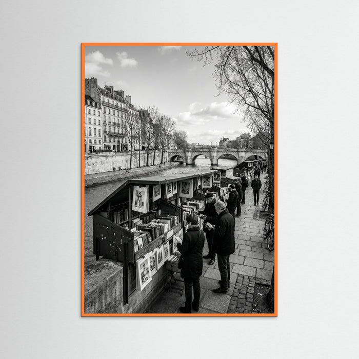 Orange Wood Parisian Cafe Corner