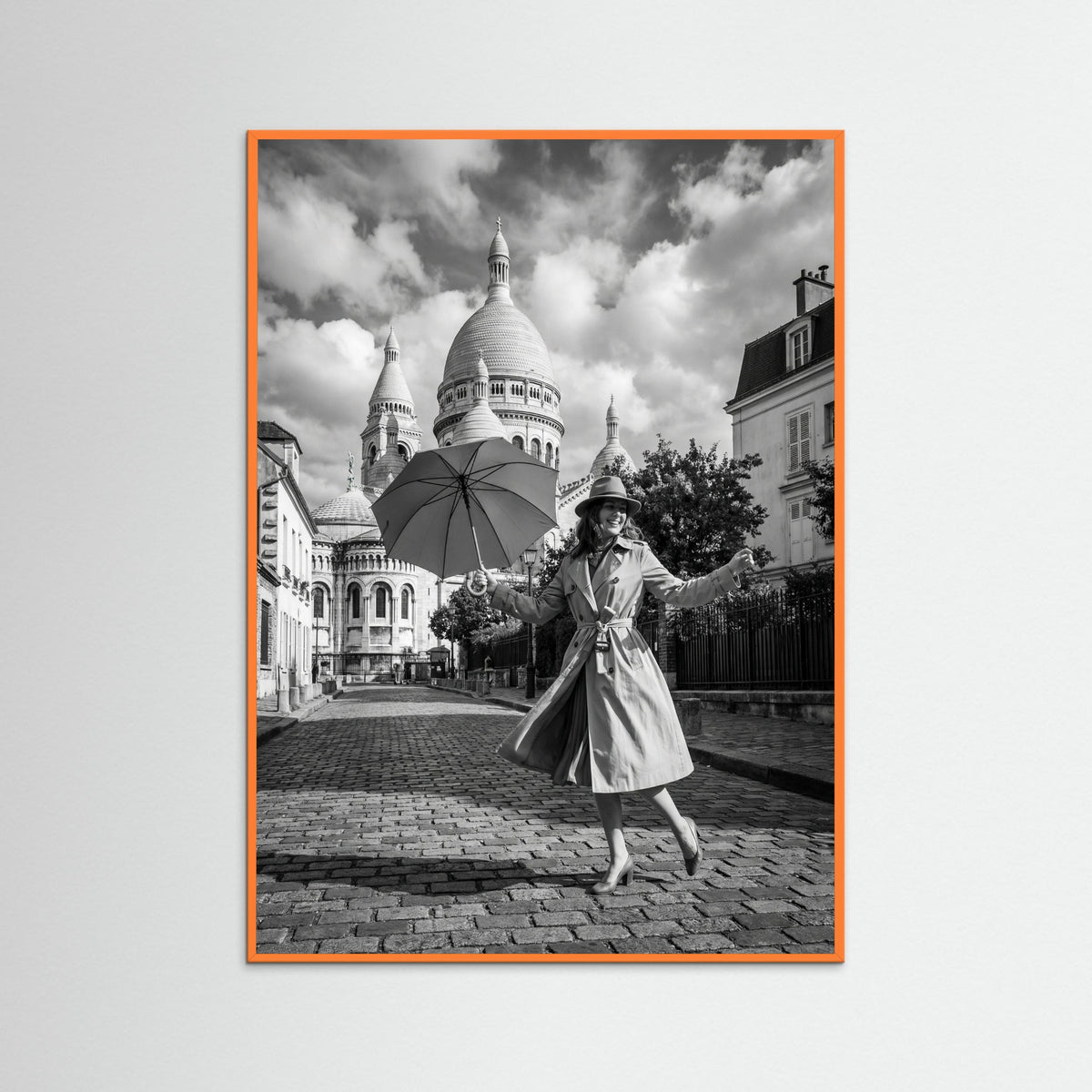 Orange Wood Parisian Whimsy