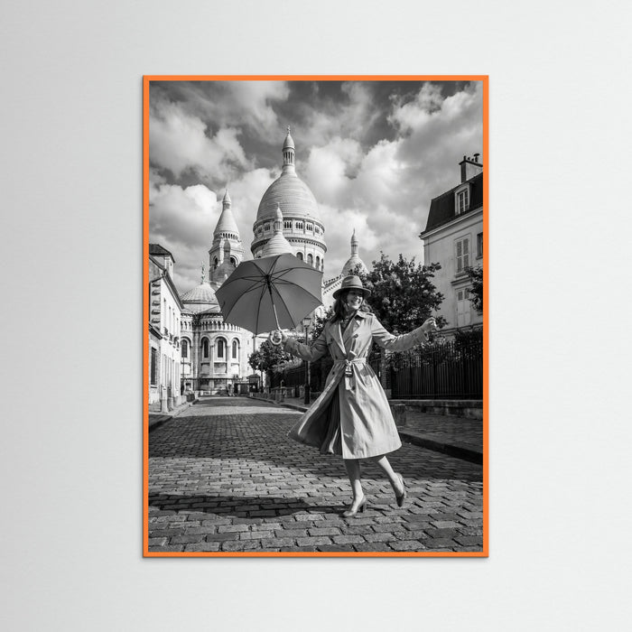 Orange Wood Parisian Whimsy
