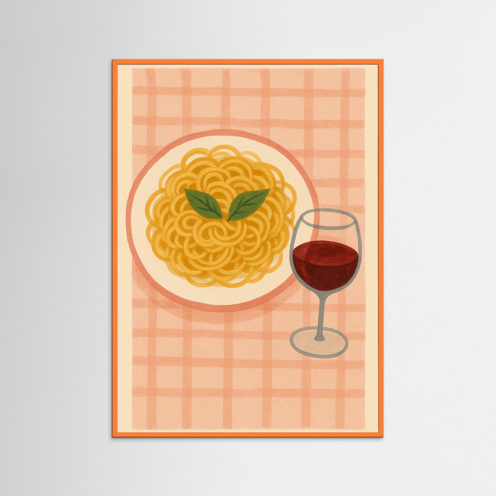 Orange Wood Pasta Wine