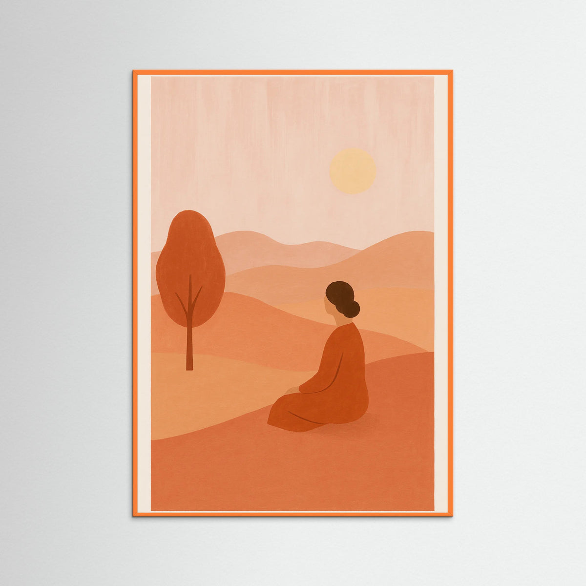 Orange Wood Pastel Comfort