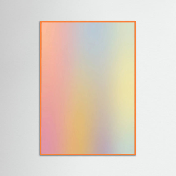 Orange Wood Pastel Sky Gradation
