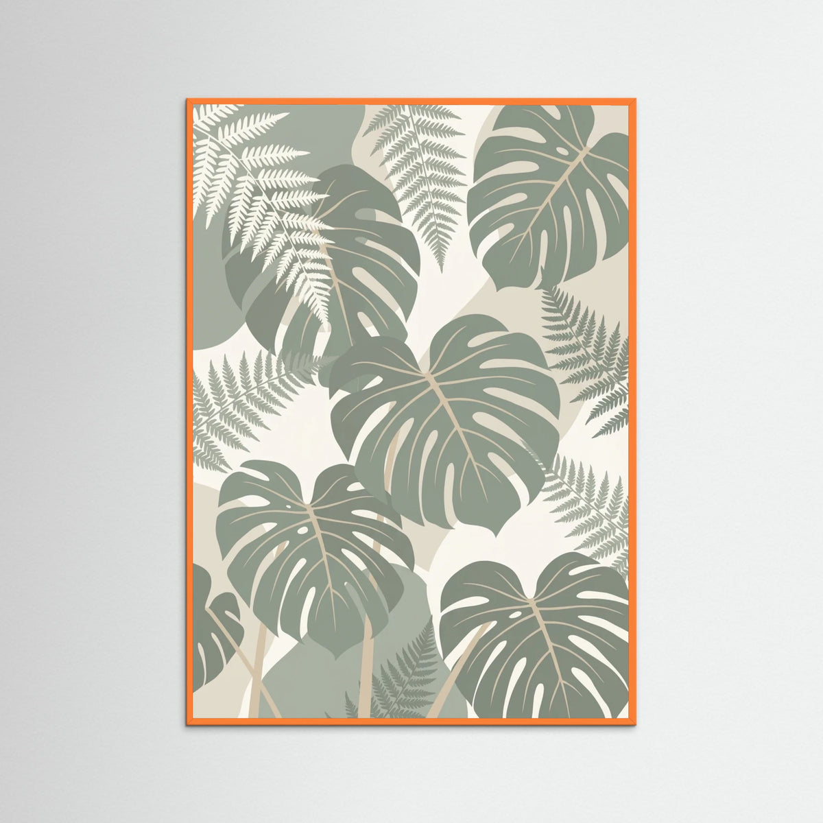 Orange Wood Pattern Bloom