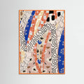Orange Wood Patternplayno04 Poster