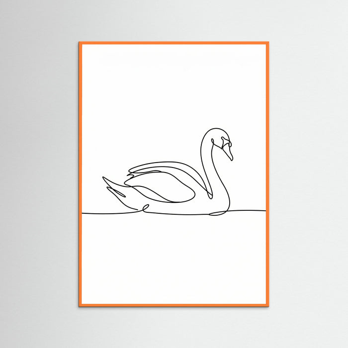 Orange Wood Peaceful Dove Line