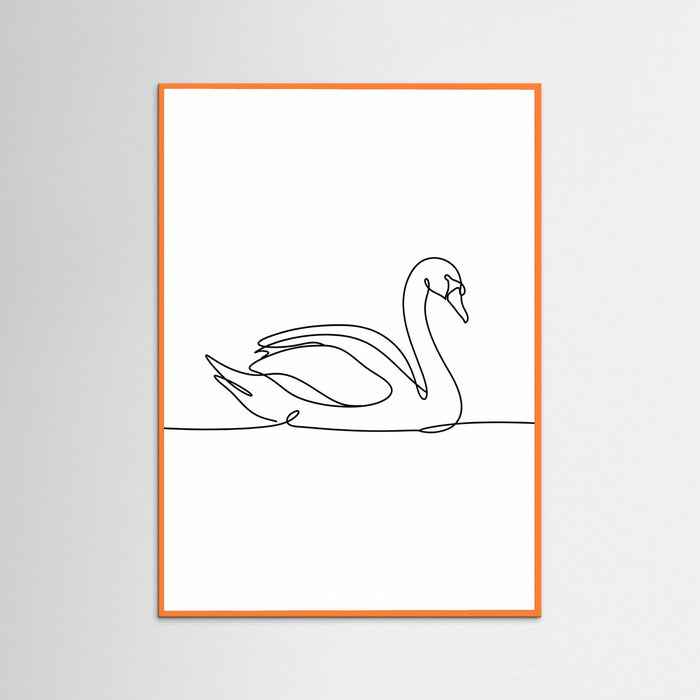 Orange Wood Peaceful Dove Line