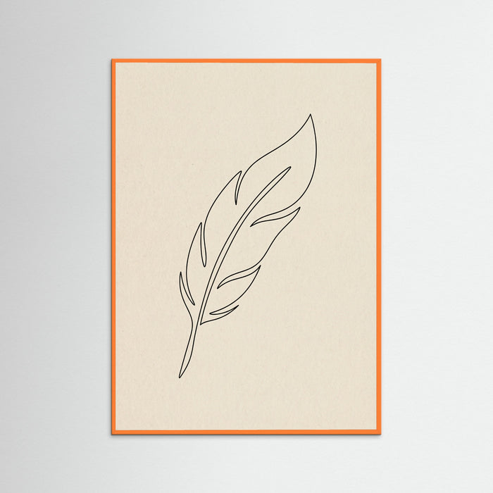 Orange Wood Peaceful Flight