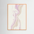 Orange Wood Peaceful Marbling
