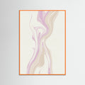 Orange Wood Peaceful Marbling