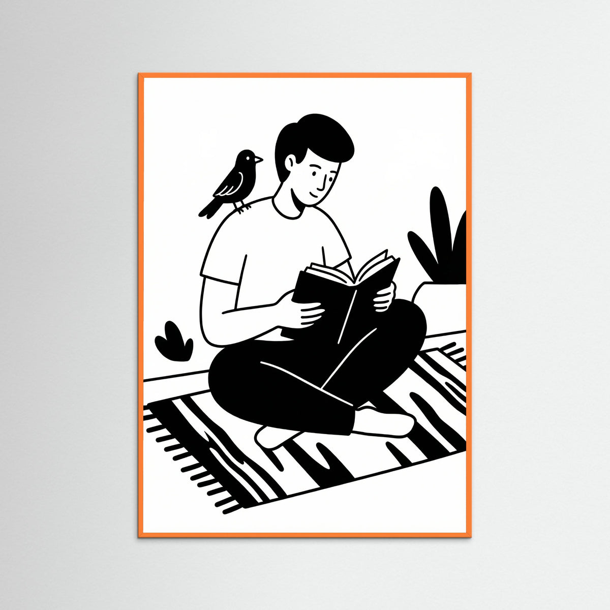 Orange Wood Peaceful Slumber