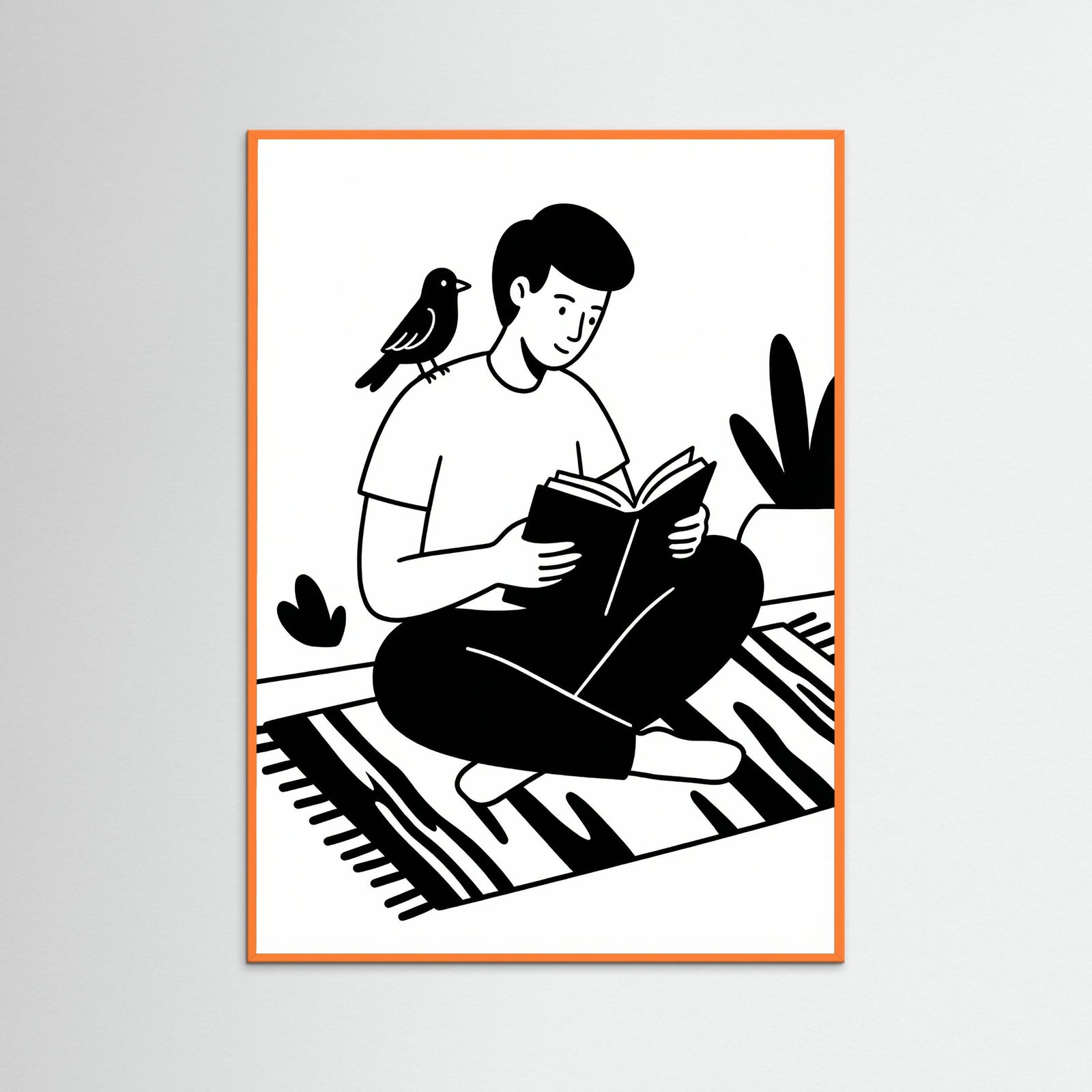 Orange Wood Peaceful Slumber