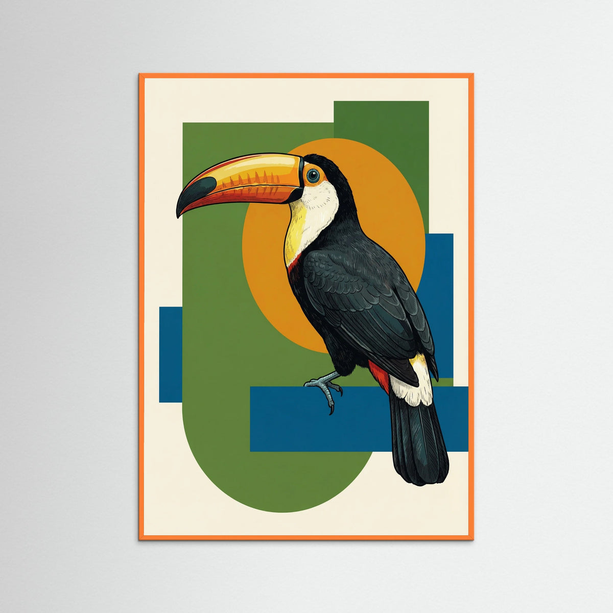 Orange Wood Peacock Radiance