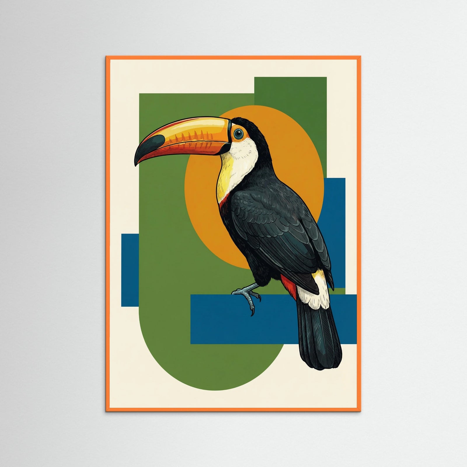 Orange Wood Peacock Radiance