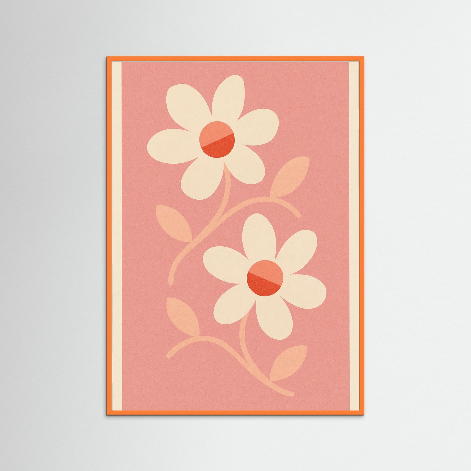 Orange Wood Petal Dreamscape