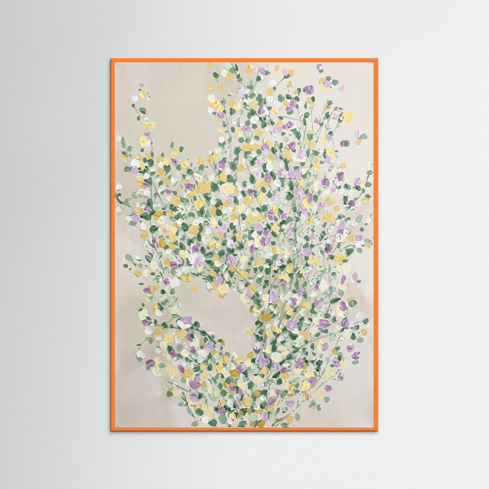 Orange Wood Petal Scatter
