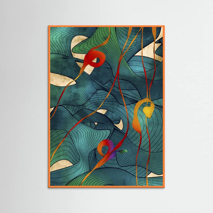 Orange Wood Phyt Poster