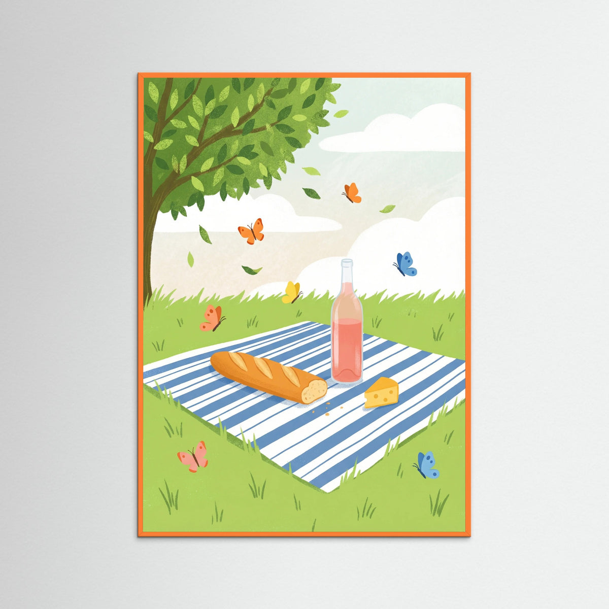 Orange Wood Picnic Bicycle Ride