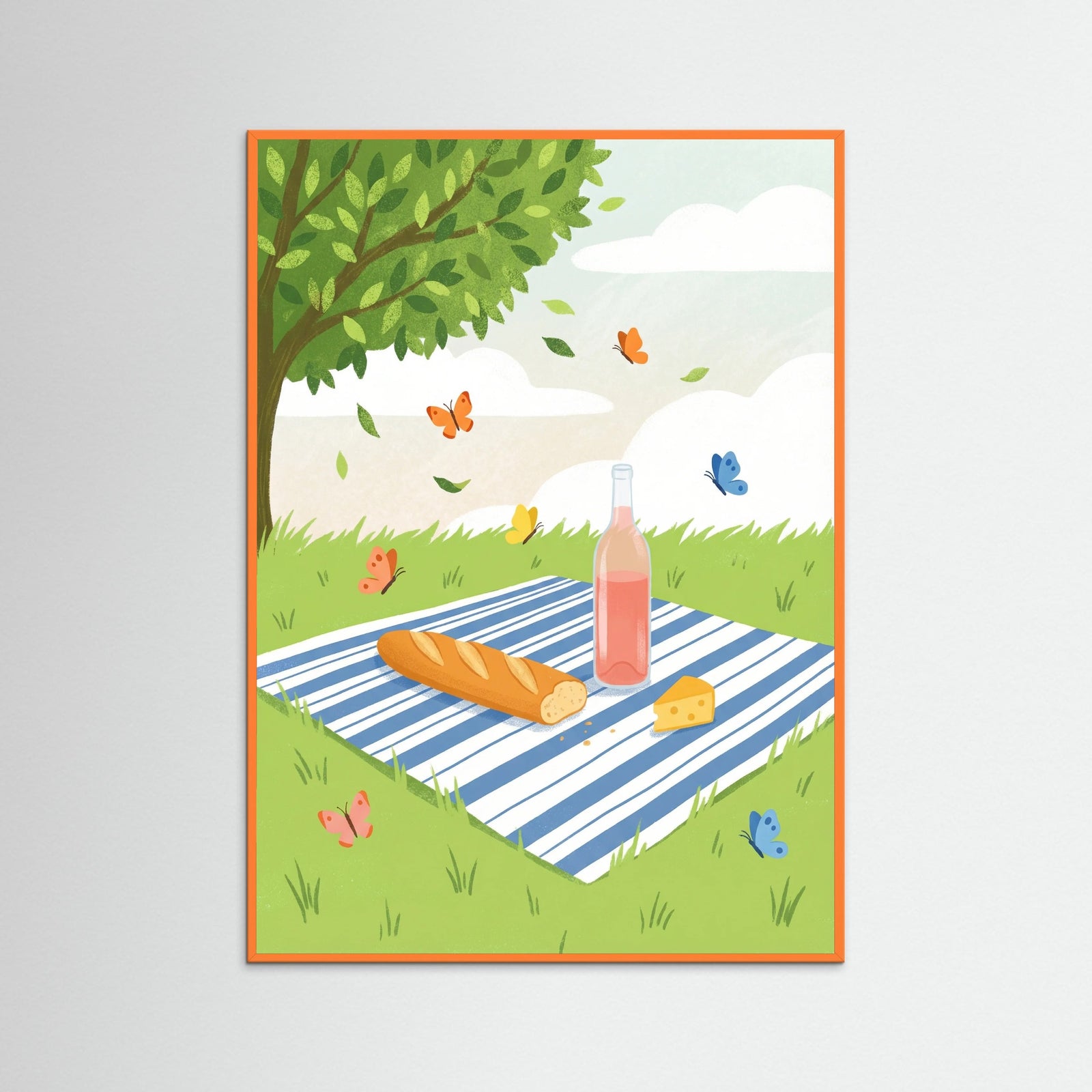 Orange Wood Picnic Bicycle Ride