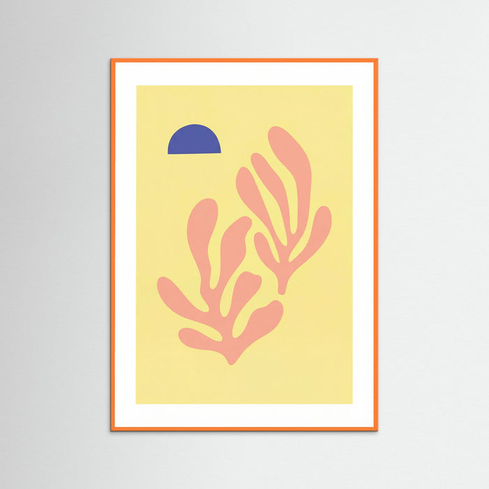 Orange Wood Pink Coral Bloom