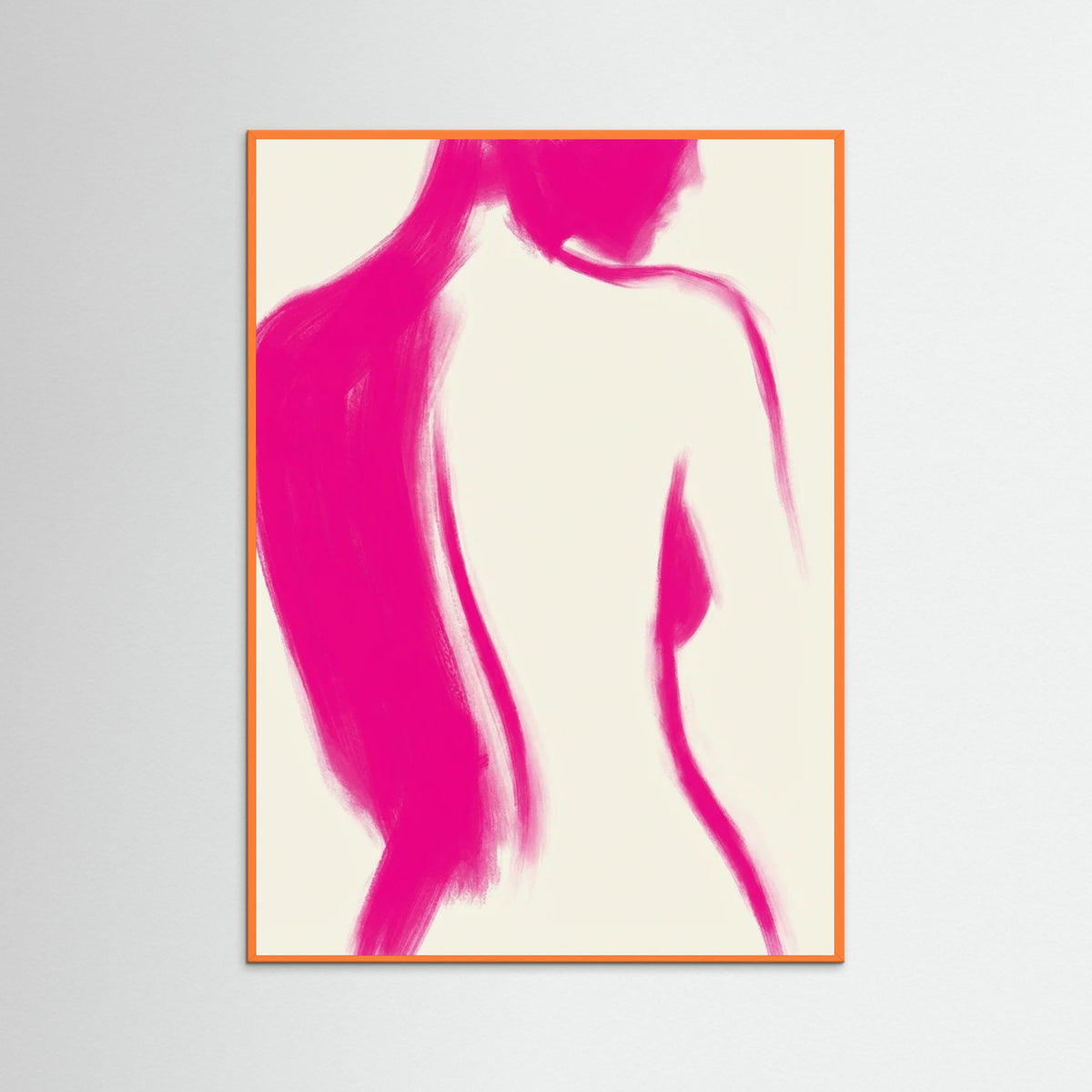 Orange Wood Pink Embrace