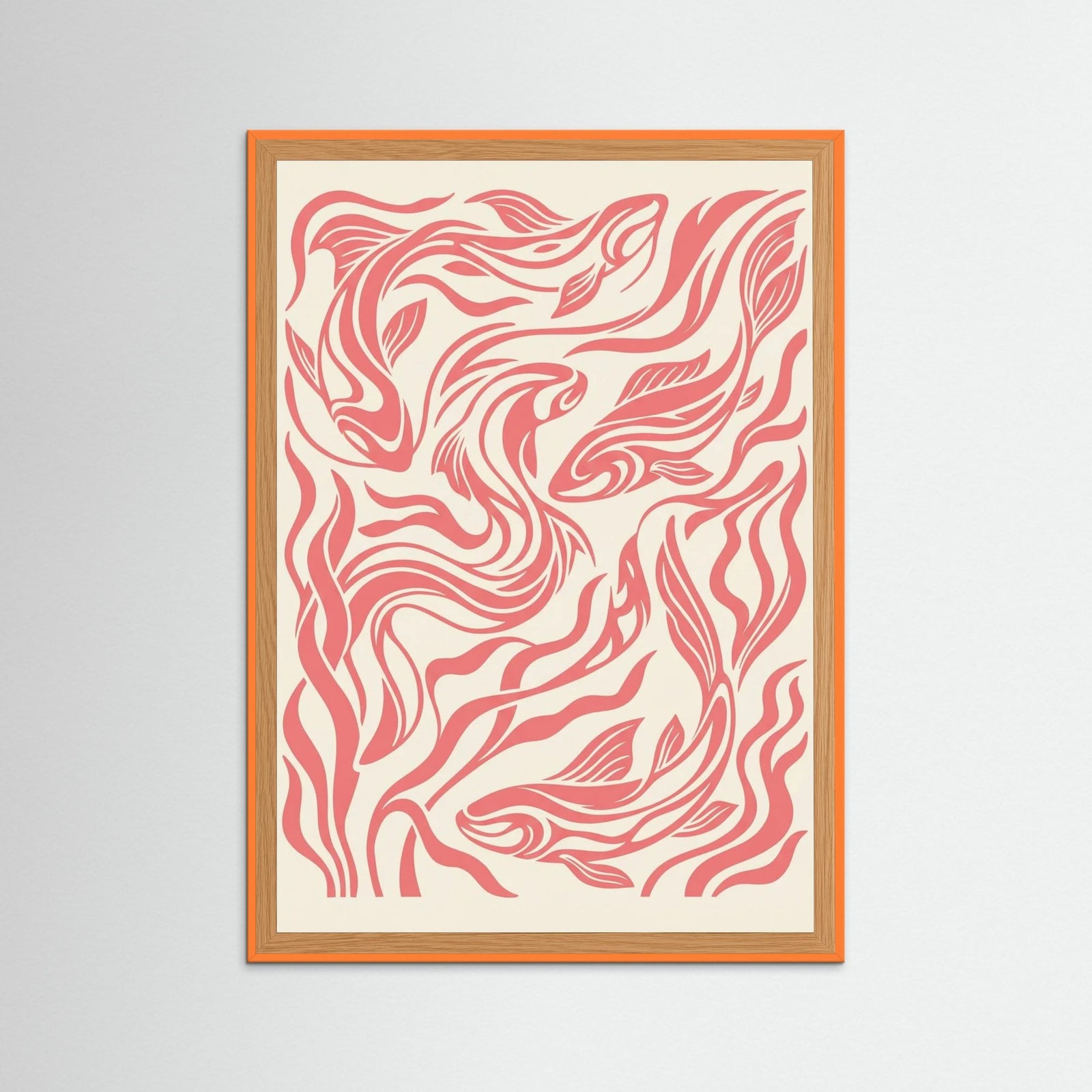 Orange Wood Pink Flight