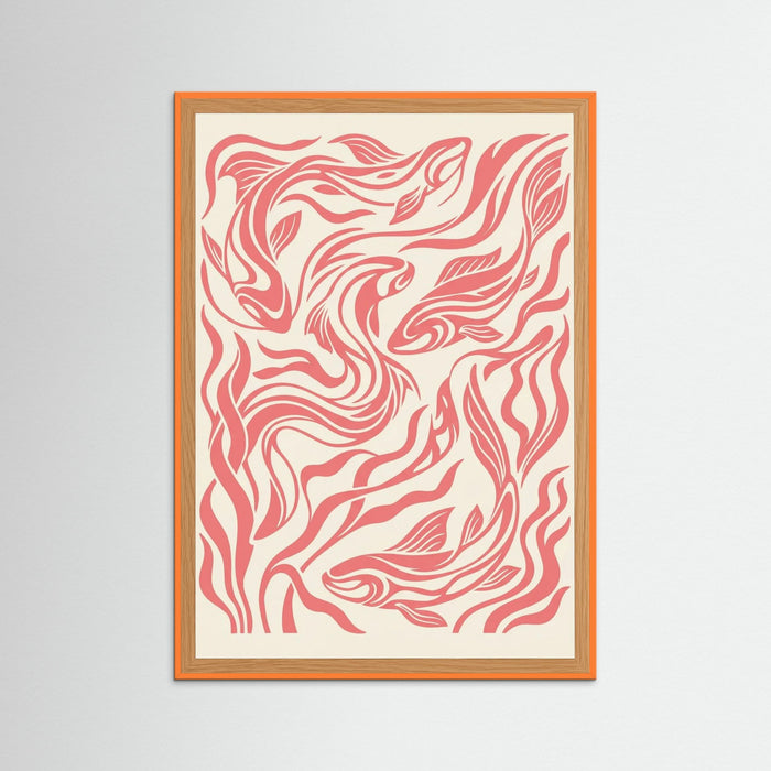 Orange Wood Pink Flight
