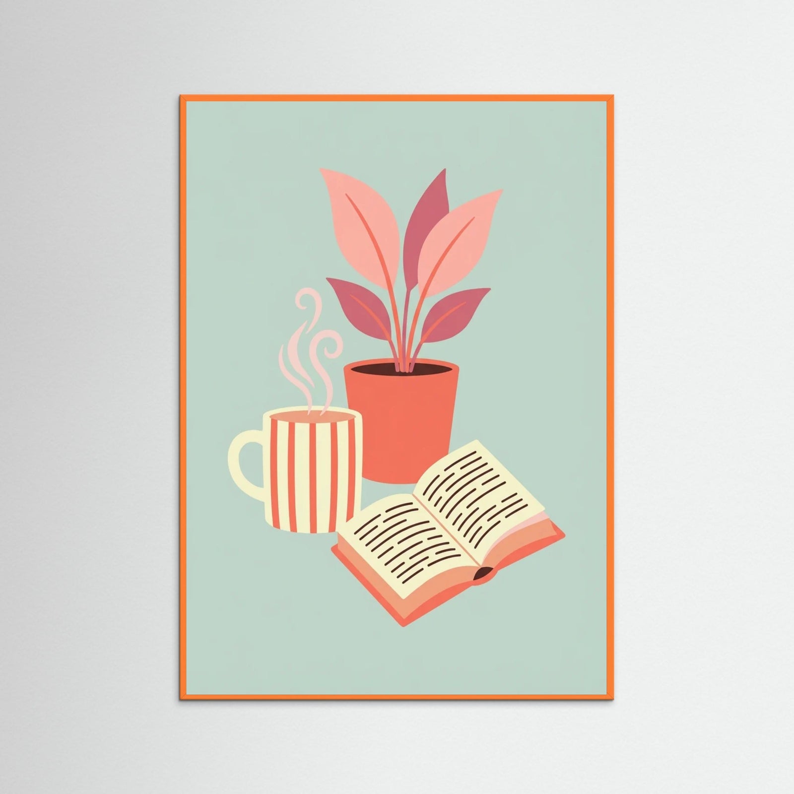 Orange Wood Pink Hour