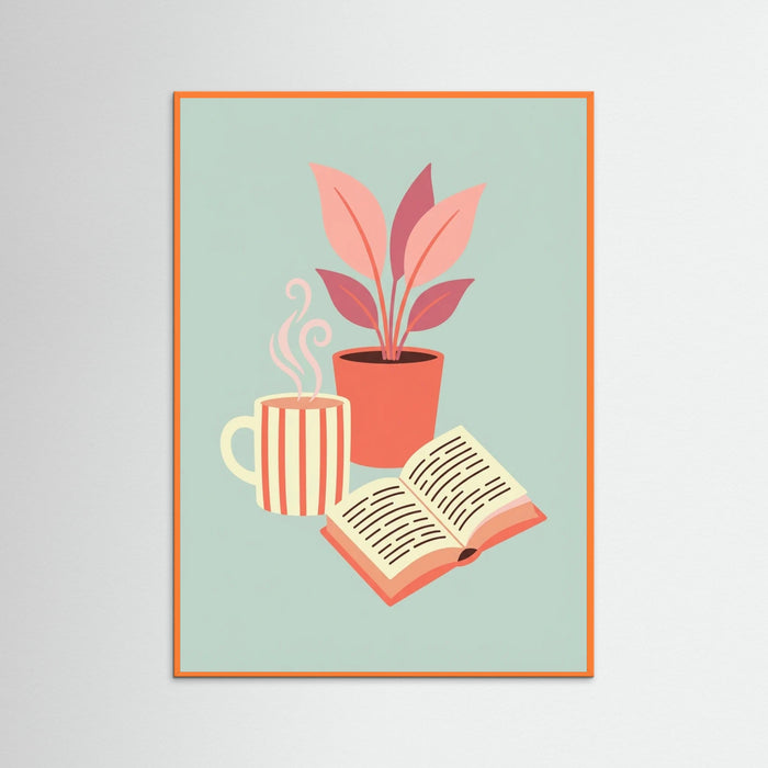 Orange Wood Pink Hour
