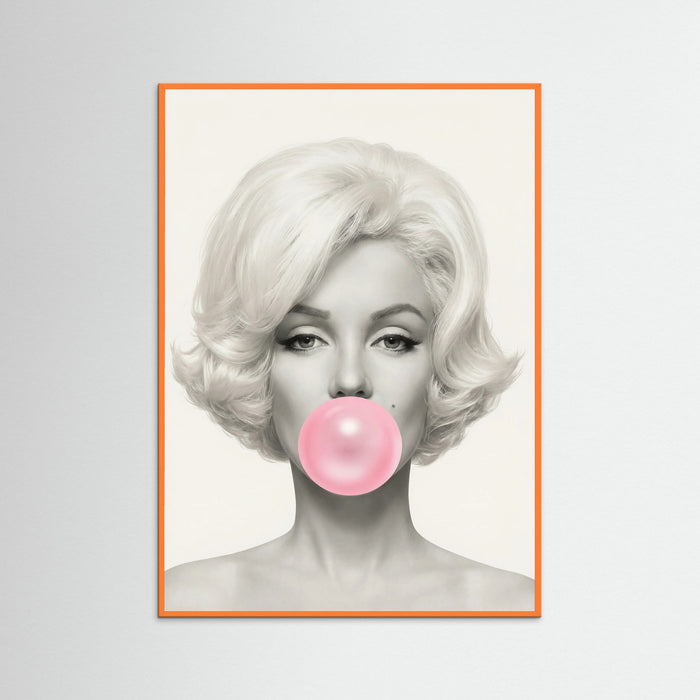 Orange Wood Pink Pop Icon