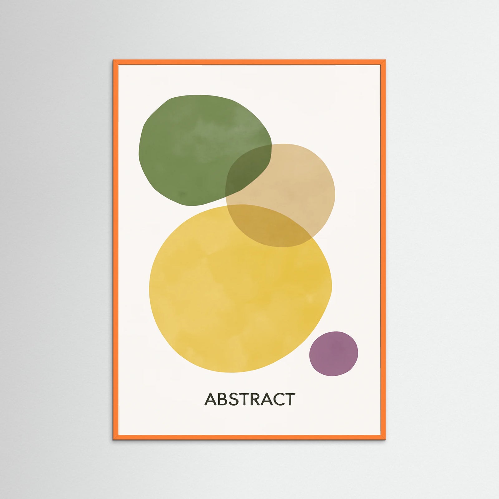 Orange Wood Pink Red Circles 1