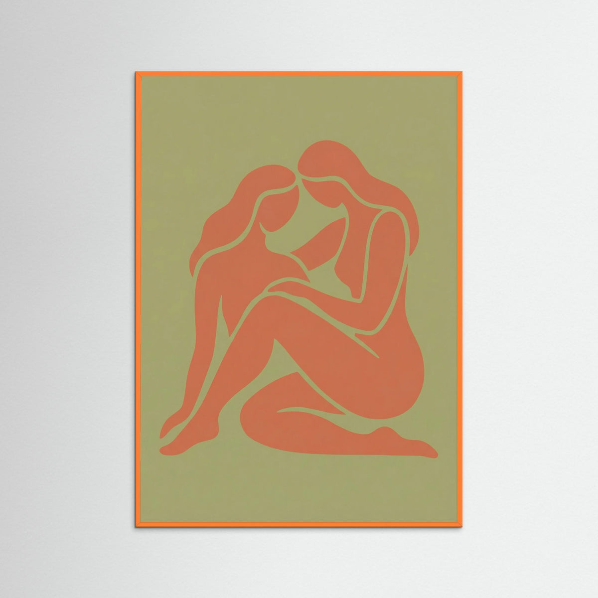 Orange Wood Pink Serenity