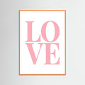 Orange Wood Pink Typography Bliss