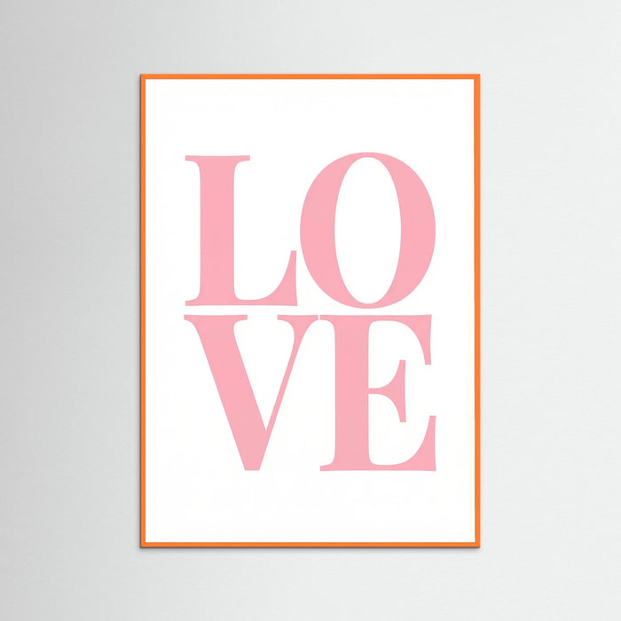 Orange Wood Pink Typography Bliss