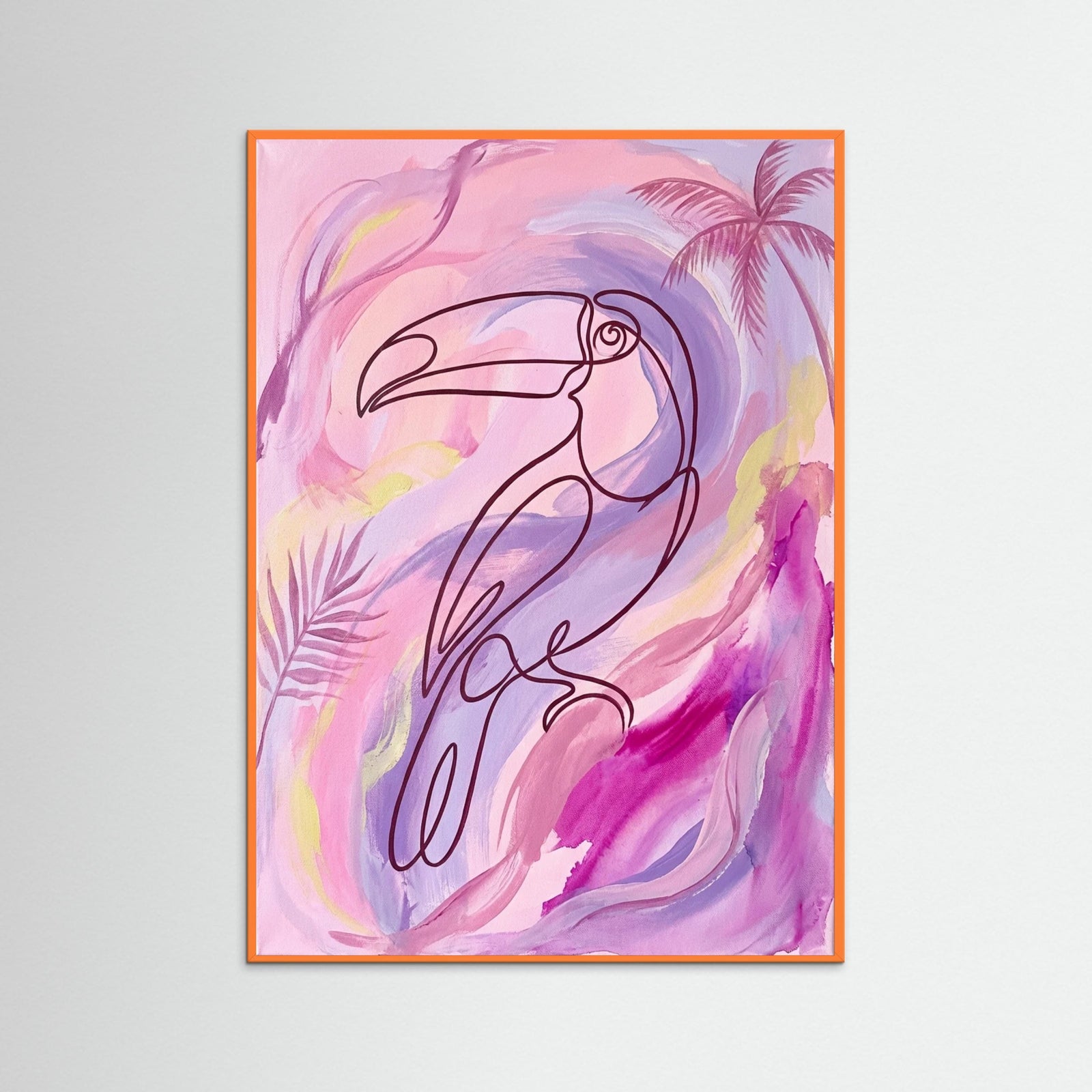 Orange Wood Pink Whispers