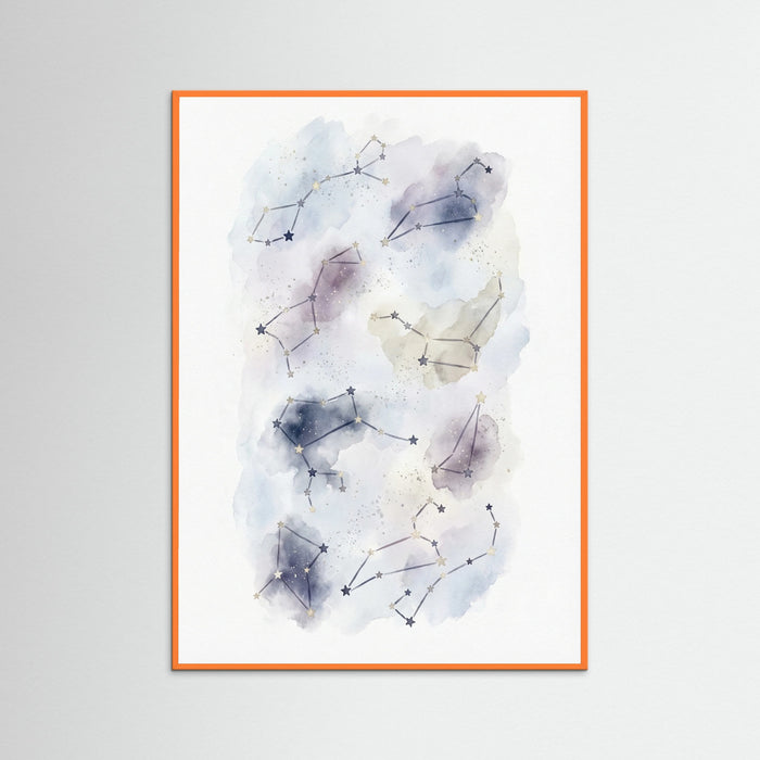 Orange Wood Planetary Alignment