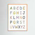 Orange Wood Playful Number Chart