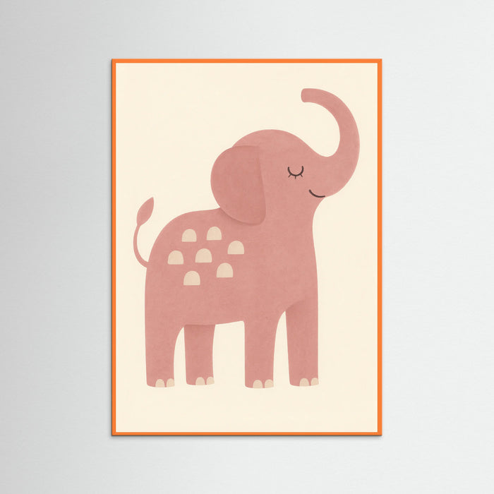 Orange Wood Playful Pachyderm
