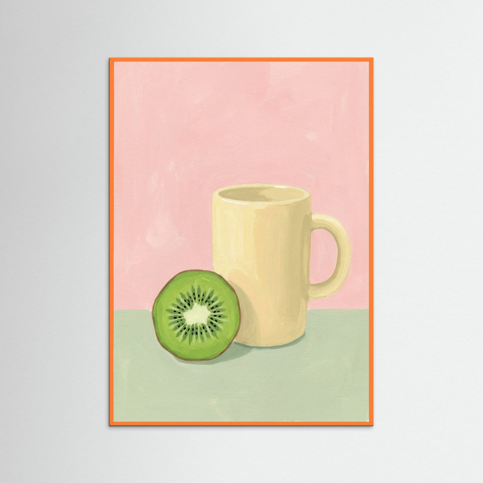 Orange Wood Pomegranate Pitcher