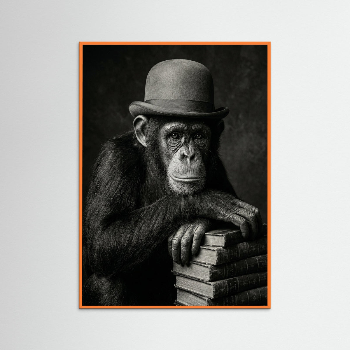 Orange Wood Popcorn Primate