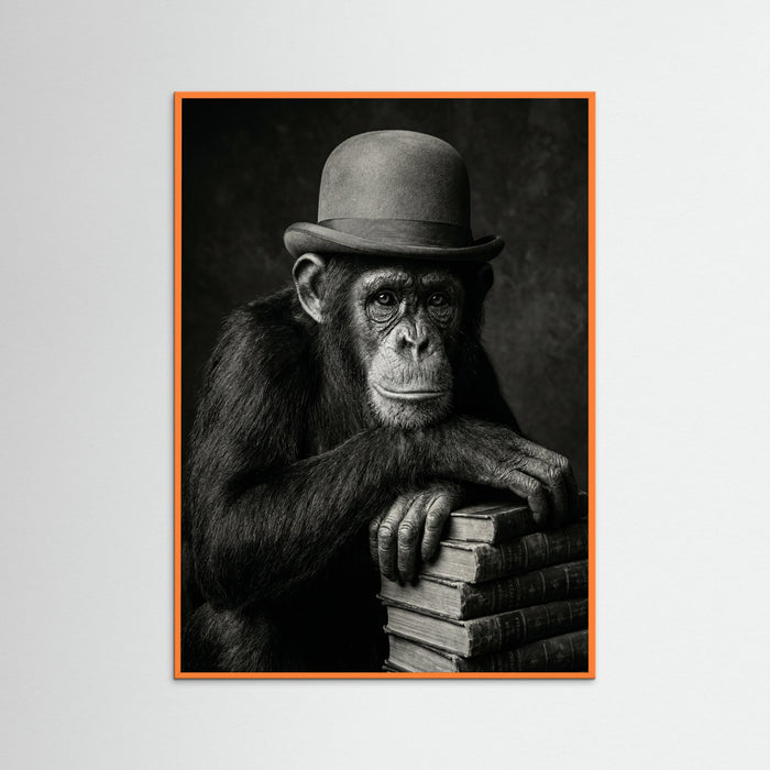 Orange Wood Popcorn Primate